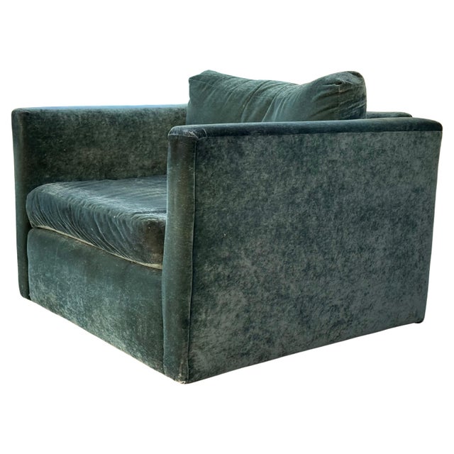 Vintage club chair attributed to Milo Baughman for Thayer Coggin. USA, ca. 1970s. This came out of a 1950 mid-century...