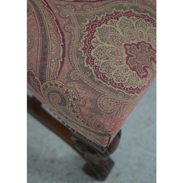 Set of 8 Henredon Continental Style Upholstered Dining Room Chairs For Sale - Image 15 of 18