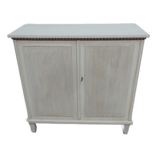 Gustavian Style Unique 2 Door Sideboard For Sale