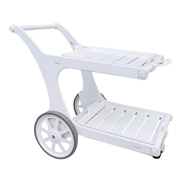 French Bar Serving Cart Triconfort Riviera For Sale