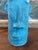 1970s Handmade Studio Pottery Blue Face Vase by Muddy River Clay For Sale - Image 4 of 11