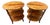 1960s French Walnut Oval Side Tables For Sale