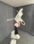 Brad Howe Large Postmodern Abstract Mixed Metal Sculpture on Base, Signed For Sale - Image 4 of 7