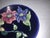 English Moorcroft Pottery Footed Bowl “Clematis” Pattern For Sale - Image 3 of 7