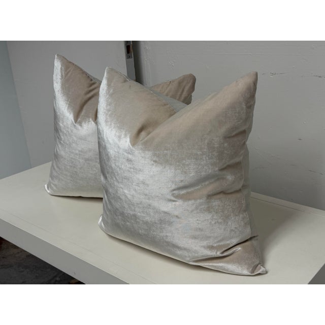 Design Plus Gallery presents a pair of Studio 773 Metallic Geode Velvet Decorative Pillows from Eastern Accents. These...
