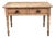 English Pitch Pine Console Table with Drawers For Sale