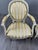 20th Century Louis XVI Medallion Armchairs with Ottoman, Set of 3 For Sale - Image 10 of 13