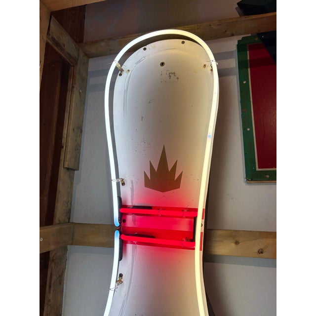 Metal Large Vintage Animated Neon Bowling Alley Sign For Sale - Image 7 of 12