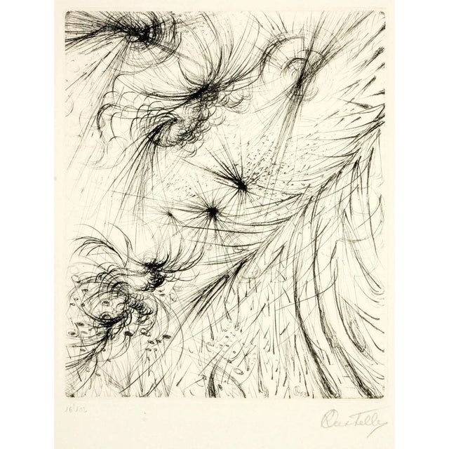 Cosmic Garden - Etching and Drypoint by R. Castello - 1964 1964 For Sale - Image 3 of 3