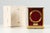 Jaeger lecoultre - red atmos clock in original box switzerland gold-plated brass year of manufacture 1973 dimensions: h x...
