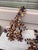 Gold Large Mid-Century Pair of Tole & Crystal Leaves and Flowers Sconces For Sale - Image 8 of 8