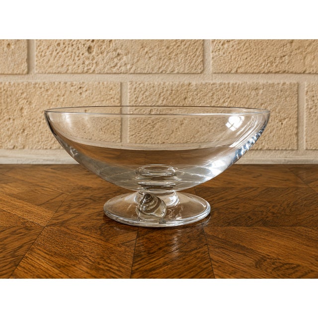 Snail-Shaped Bowl in Clear Crystal, 1970s For Sale - Image 6 of 6