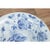 Late 20th Century Blue and White Porcelain Wash Basin with Cobalt Blue Patina and Floral Motifs For Sale - Image 11 of 12
