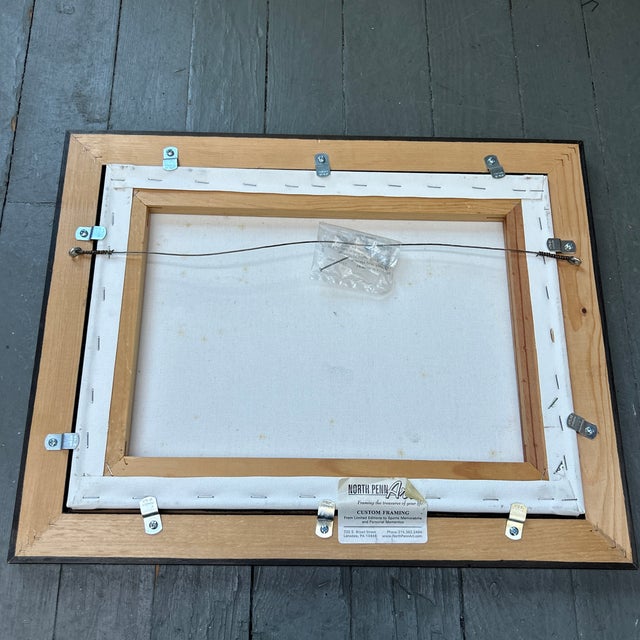 Contemporary Original Brown Lab Dog Portrait Painting on Canvas For Sale - Image 4 of 4