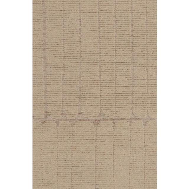 Late 20th Century Rug & Kilim’s Oversized Contemporary Textural Rug in Beige-Brown Tones For Sale - Image 5 of 8