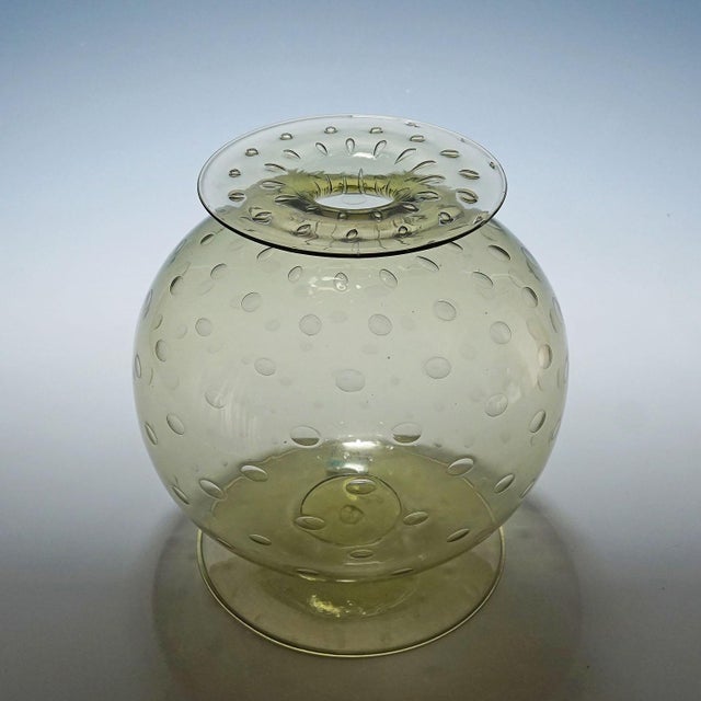 Mid-Century Modern Vetro Soffiato Vase by Pauli & Cia. c.v.m. Murano For Sale - Image 3 of 7