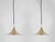 Fog & Mørup Vintage Semi Pendant Lamps by Bonderup and Thorup for Fog and Morup, 1968, Set of 2 For Sale - Image 4 of 9