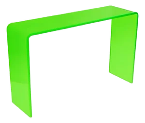 Neon Green Acrylic Console Table