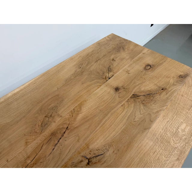 Large Oak Dining Table, 1950s For Sale - Image 17 of 18