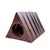 1960s Danish Modern Solid Rosewood Triangular Napkin Rings- Set of 6 For Sale - Image 9 of 16