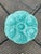 1940s French Gien Turquoise Majolica Oyster Plate For Sale - Image 13 of 13