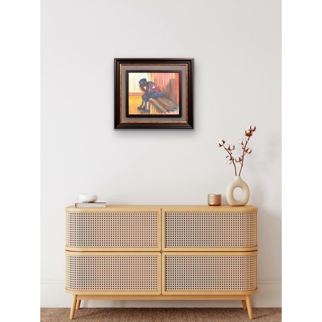 Elin Sian Blake, Until Tomorrow (Tan Yfory), South Wales Valleys Miner, 21st Century, Oil on Canvas For Sale - Image 17 of 18