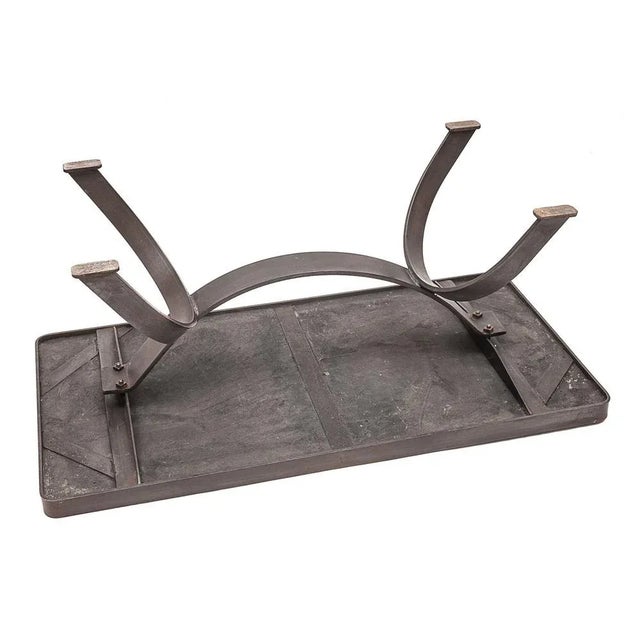 Brutalist Coffee Table by Jacques Adnet, 1950s For Sale - Image 7 of 11