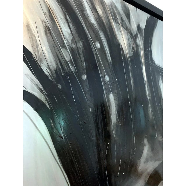 Wood Framed Contemporary Painting by Marie-Josée Roy For Sale - Image 7 of 12