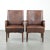 Dining Armchairs in Cowhide Leather, Set of 2 For Sale - Image 14 of 14