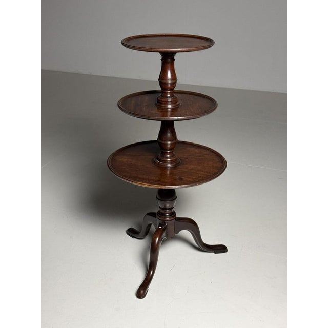 Antique English Tripod Etagère For Sale - Image 14 of 18