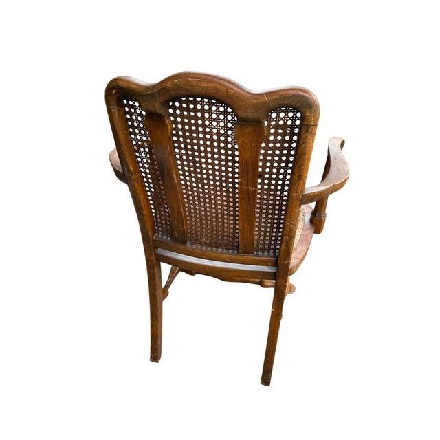 Antique Louis XV French Armchair, 1900 For Sale - Image 4 of 11