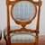 Antique Walnut Chairs with Blue Fabric, 1800s, Set of 2 For Sale - Image 16 of 17