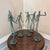 Early 21st Century Bronze Artist Made Brutalist Style Sculpture Set of 6 For Sale - Image 9 of 10