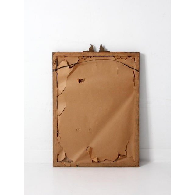 Shabby Chic Antique Louis XV Gilt Gold Wall Mirror Rococo Frame For Sale - Image 3 of 11