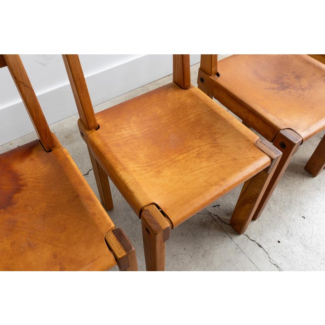 Pierre Chapo S24 Chairs Set of 6 From France 1960 For Sale - Image 9 of 9