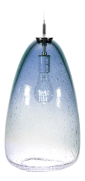 Summit Pendant Light from the Fizz Collection in Steel Blue