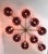 Metal 21st Century Dieci Bronze Amethyst Bubbles Murano Flush Mount by Fabio LTD For Sale - Image 7 of 10
