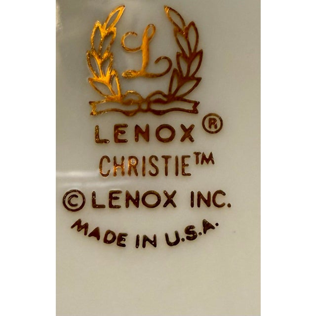 1980s Lenox Christie Fine China - 16 pcs For Sale - Image 6 of 12