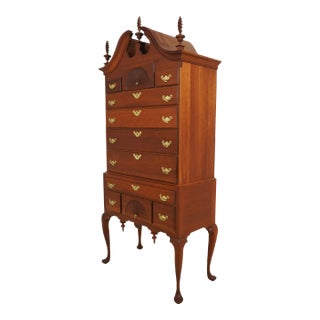 Bartley Attributed New England Cherry Highboy For Sale