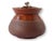 Charming English stoneware smoking set, early 20th century, comprised of a large tobacco jar and companion match...