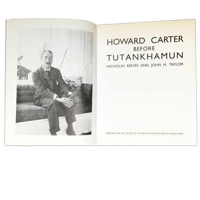 English Vintage 1992 Howard Carter Before Tutankhamun by Nicholas Reeves and John H. Taylor Published by the British Museum. For Sale - Image 3 of 14