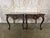 Wood Pair of Louis XV Side Tables, Burl Walnut, Hand-Carved, Circa 1920s For Sale - Image 7 of 18