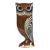 Palatnik Op Art Lucite Large Orange Owl For Sale