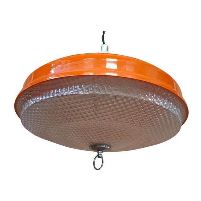 Plastic Vintage Space Age Chandelier, 1970s For Sale - Image 7 of 7