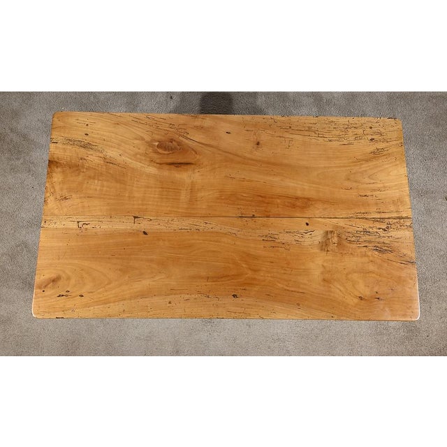 Wood Vintage Coffee Table in Cherry For Sale - Image 7 of 18
