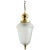 Italian Brass and Cut Glass Pendant Lamp, 1970s For Sale - Image 14 of 14