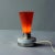 Beautiful, small table lamp, ideal for a mood light. Produced in Czechoslovakia in 1960s. The lamp combines the mid-...
