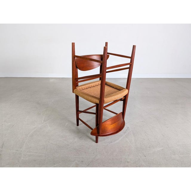 Model 316 Chairs by Peter Hvidt and Orla Mølgaard-Nielsen for Søborg Møbelfabrik, Set of 5 For Sale - Image 10 of 12