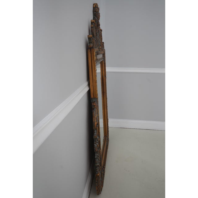 Age: Approx: 30 Years Old Details: Beveled Glass Fine Carved Details High Quality Construction Large Impressive Mirror...