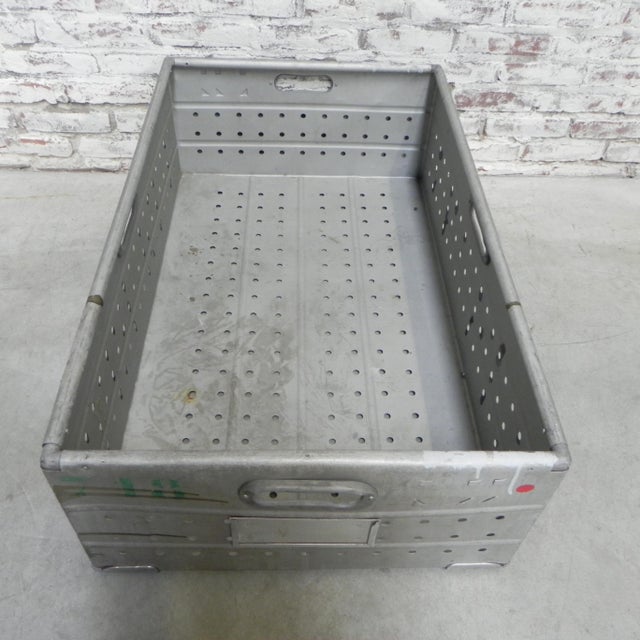Vintage Industrial Aluminum Trunk, 1960s For Sale - Image 17 of 18
